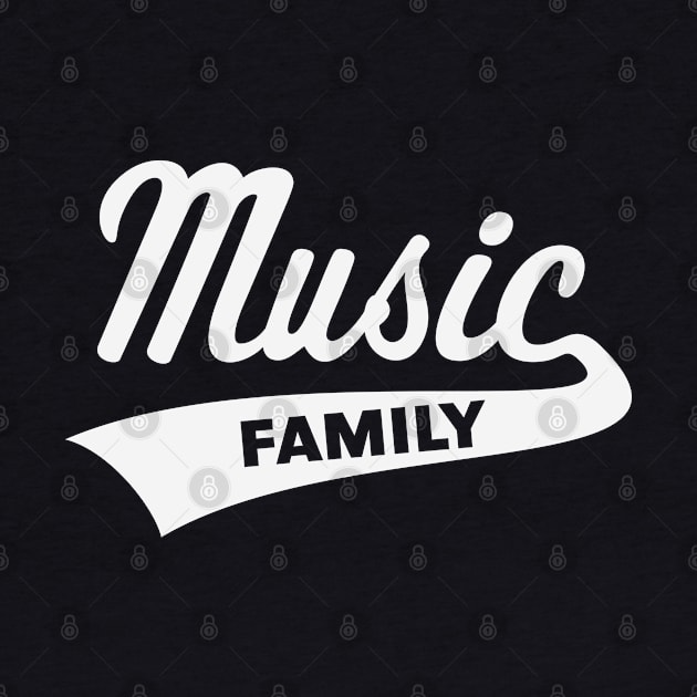 Music Family (Music / Musicians / Family / White) by MrFaulbaum